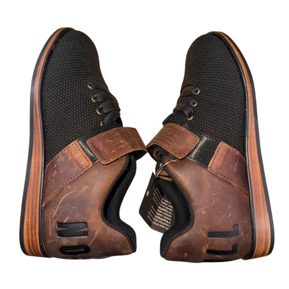 NEW NOBULL SuperFabric Lifter Shoes Women 5.5/Men 4 Brown Leather Weightlifting‎